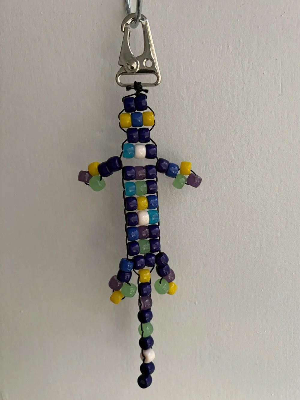 Free People Beaded Lizard Bag Charm 🔥multicolor
